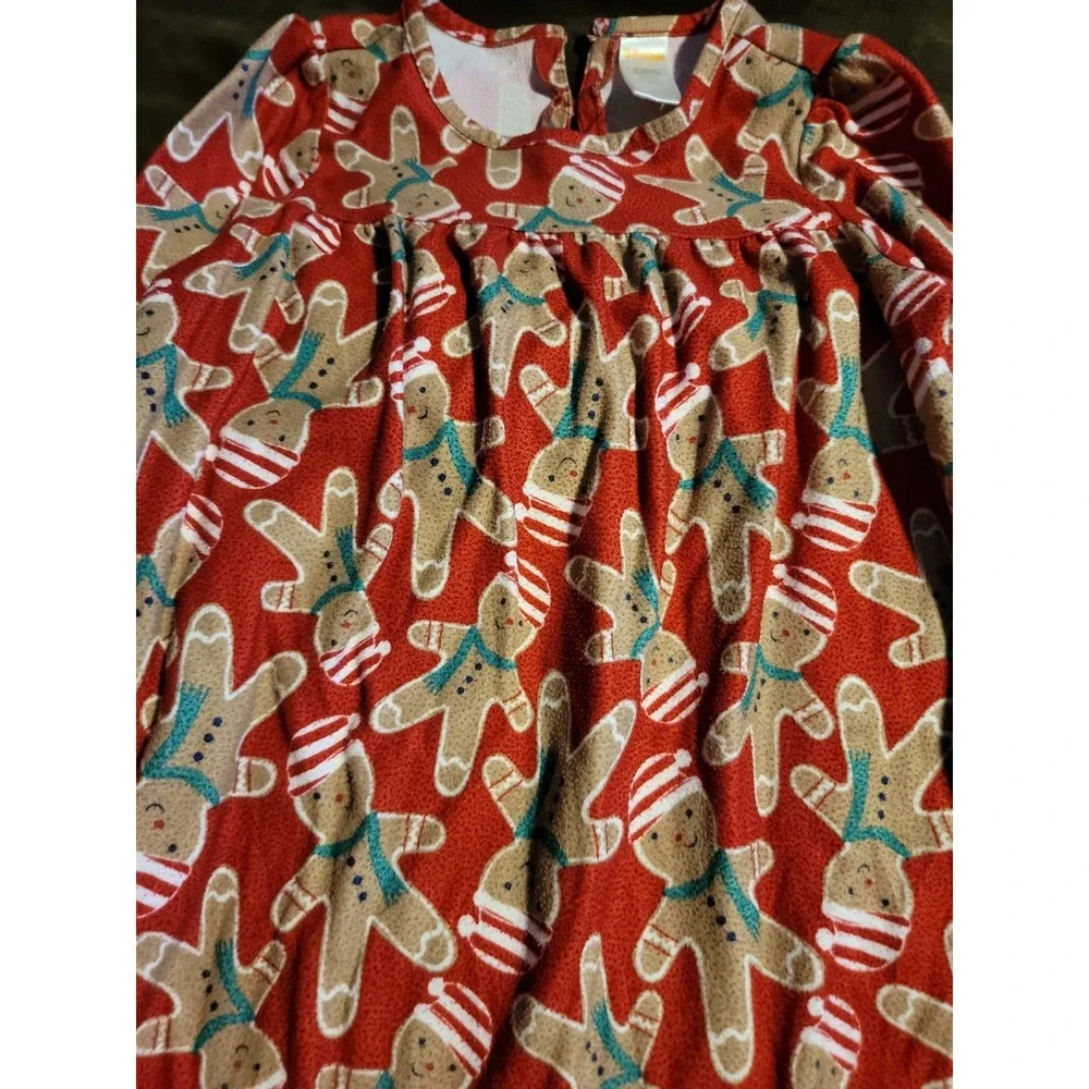 Gymboree outlet Christmas gingerbread men nightgown size 7‎ 8